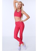 Coral sports top with spots MR15504 - Online store - Boutique